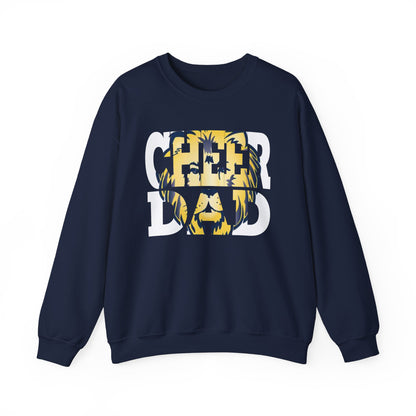 Cool Dad Lion Graphic Crewneck Sweatshirt - Unisex Heavy Blend™