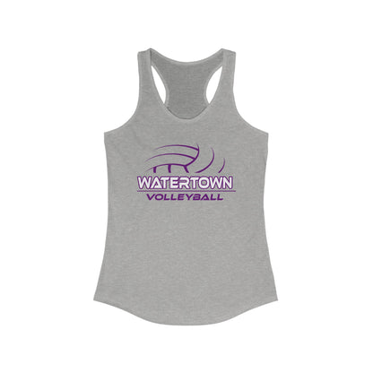 Watertown Volleyball Women's Racerback Tank - Perfect for Sports and Casual Wear