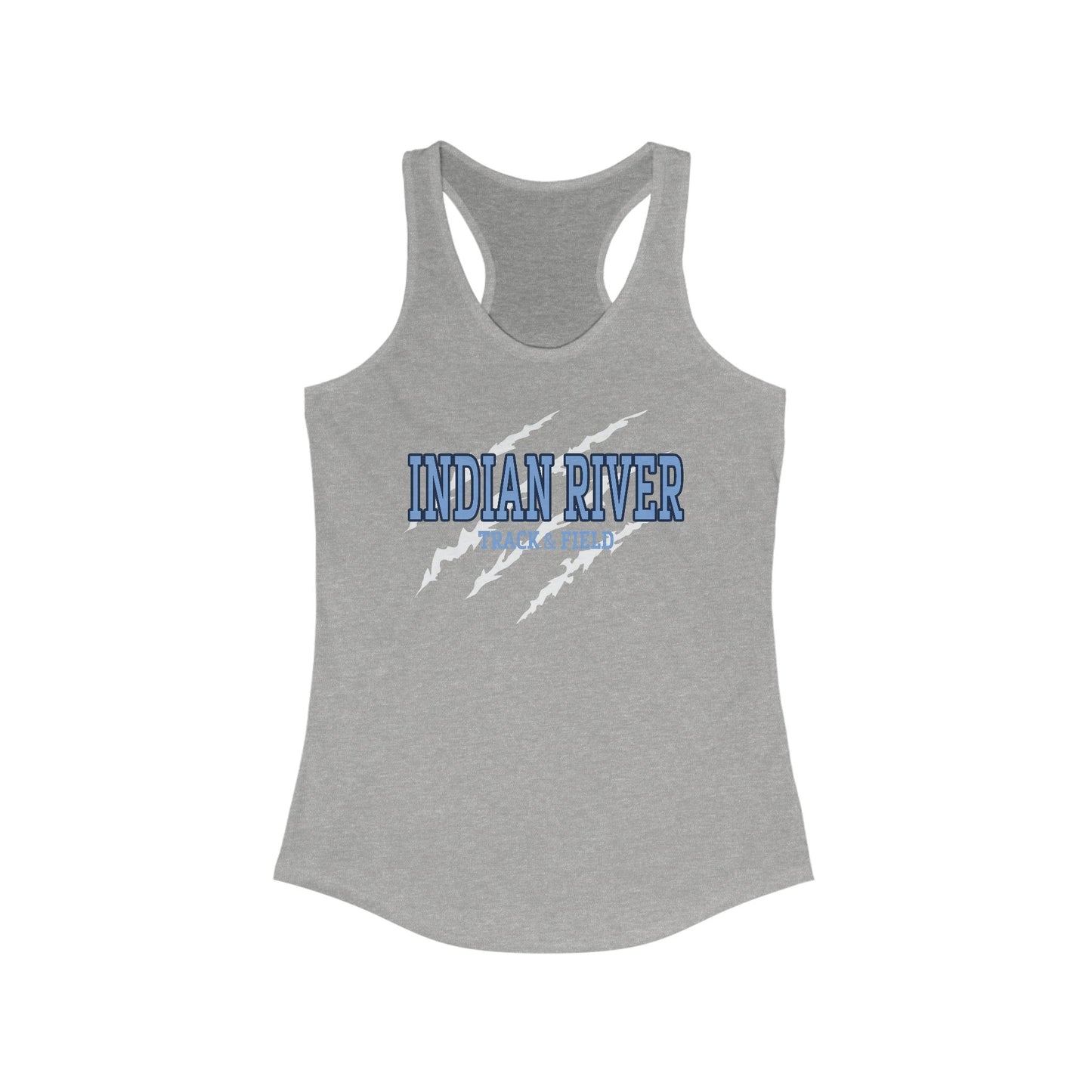 Indian River Women's Ideal Racerback Tank - Sporty Grey Workout Top