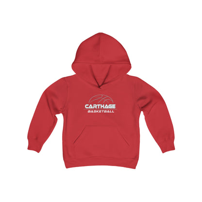 Carthage Basketball Youth Hoodie - Cozy Heavy Blend Sweatshirt for Young Fans