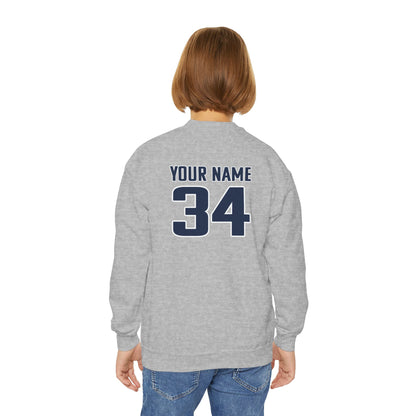 Youth Personalized Crewneck Sweatshirt - Gildan