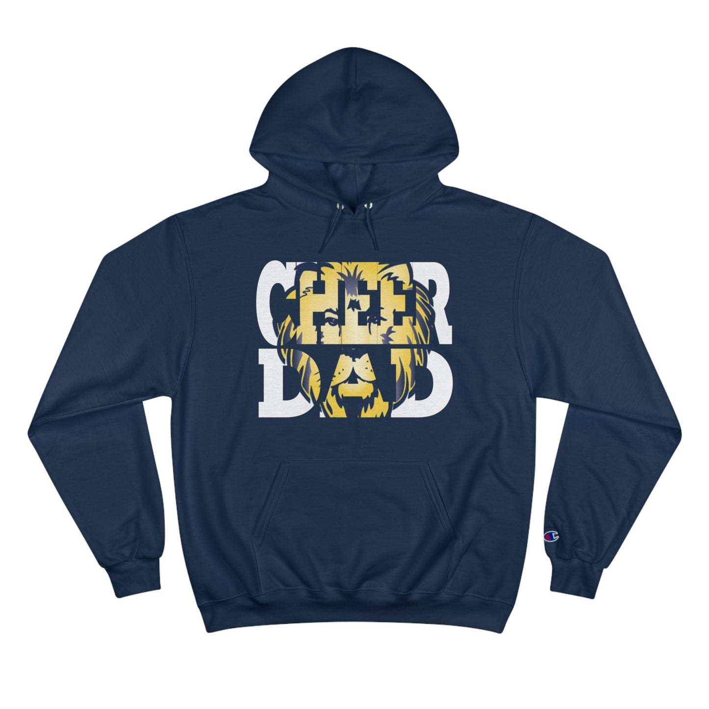 Comfortable Lion Dad Champion Hoodie - Perfect Gift for Father's Day