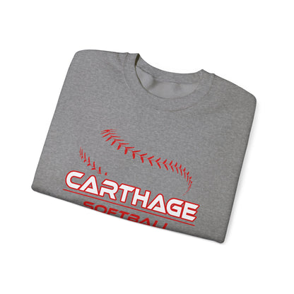 Carthage Softball Unisex Crewneck Sweatshirt - Perfect for Fans and Players