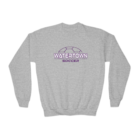 Watertown Soccer Youth Crewneck Sweatshirt - Casual Sportswear for Young Athletes