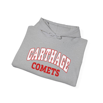 Carthage Comets Unisex Hoodie - Comfortable Heavy Blend Sweatshirt for Game Day