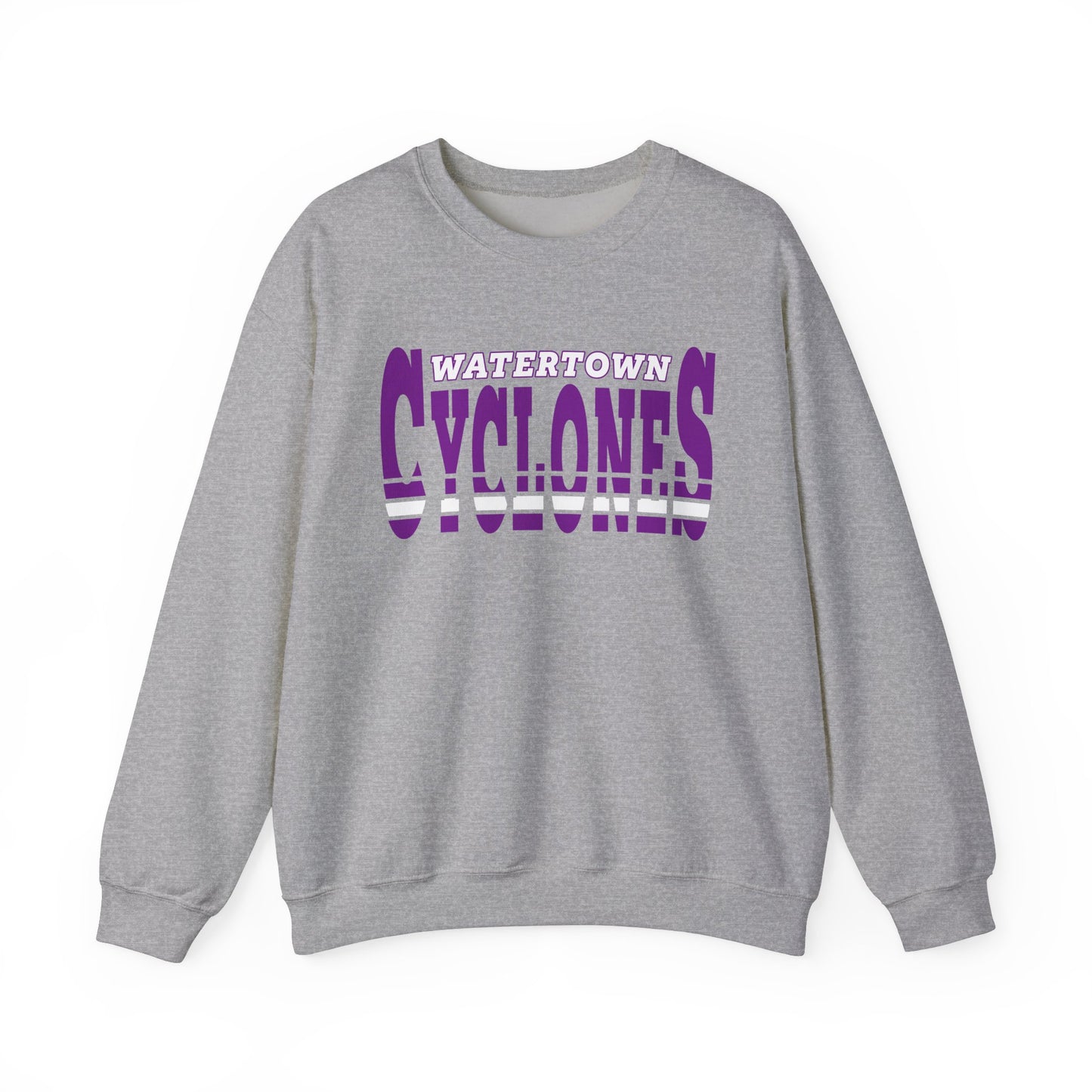 Watertown Cyclones Unisex Heavy Blend™ Crewneck Sweatshirt - Cozy Sports Apparel for Fans