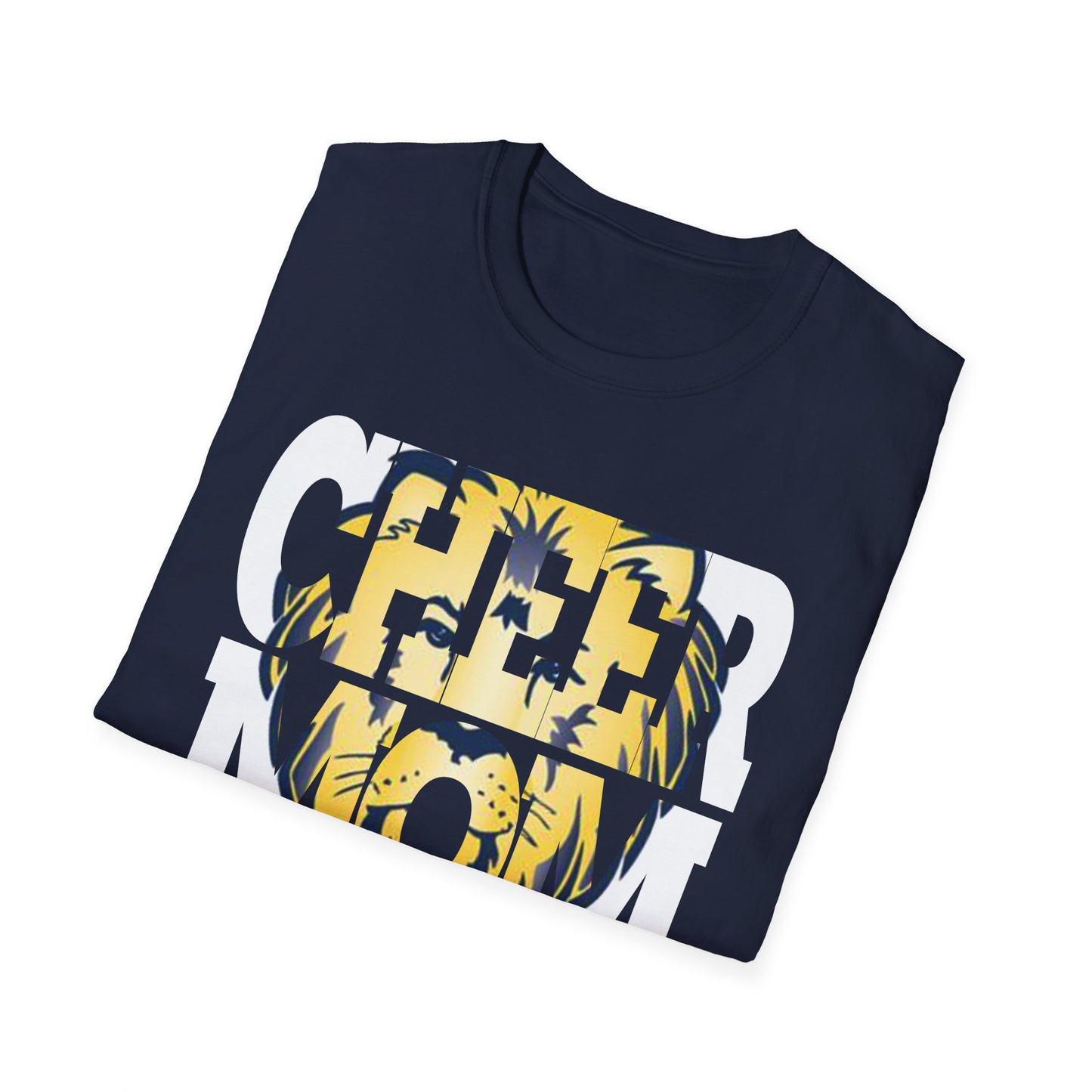 Cheer Mom Unisex Softstyle T-Shirt - Comfortable and Stylish