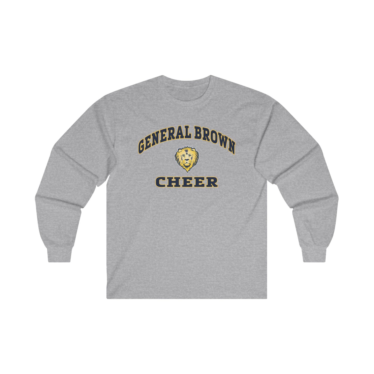 General Brown Cheer Long Sleeve Tee - Unisex Ultra Cotton