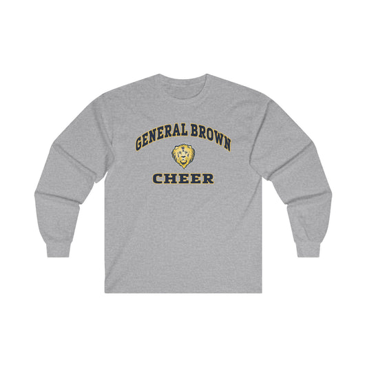 General Brown Cheer Long Sleeve Tee - Unisex Ultra Cotton