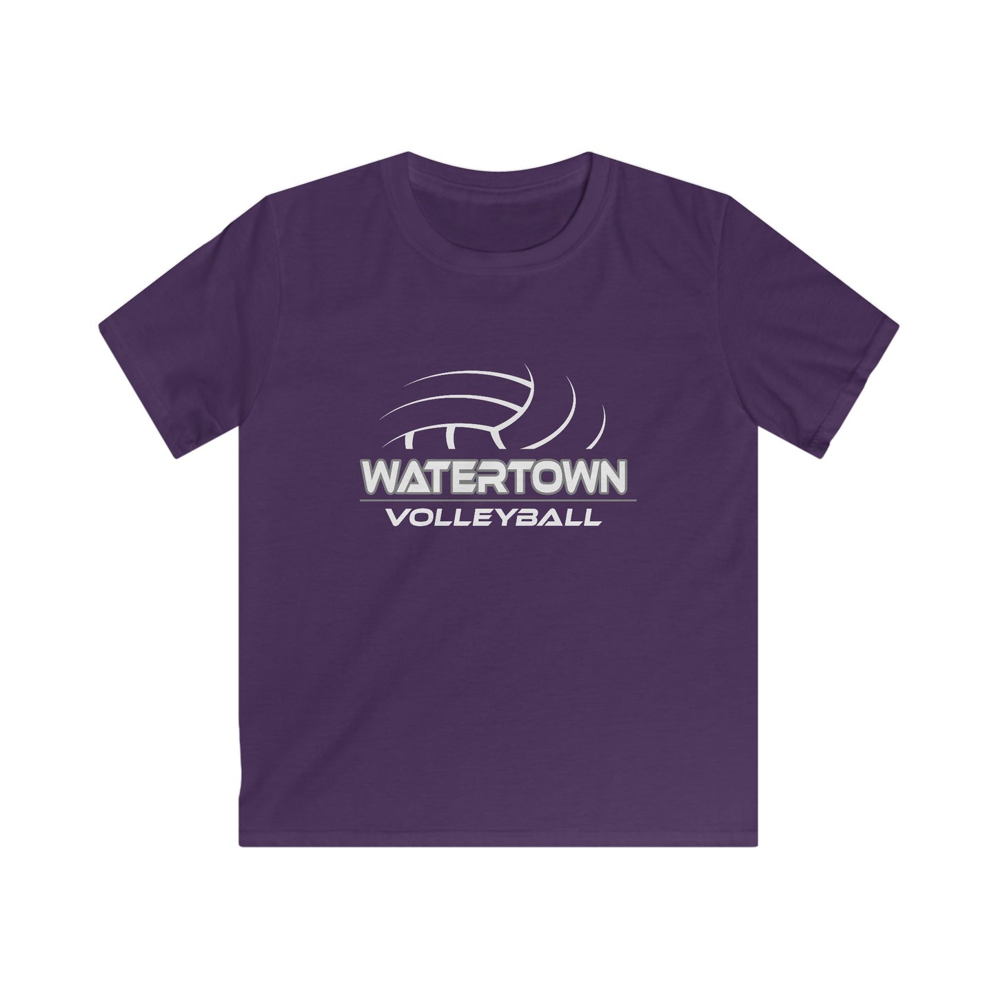 Watertown Volleyball Kids Softstyle Tee - Cheerful Sports Shirt for Young Players