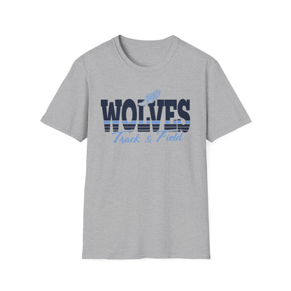 Wolves Track & Field Unisex Softstyle T-Shirt - Athletic Spirit Wear