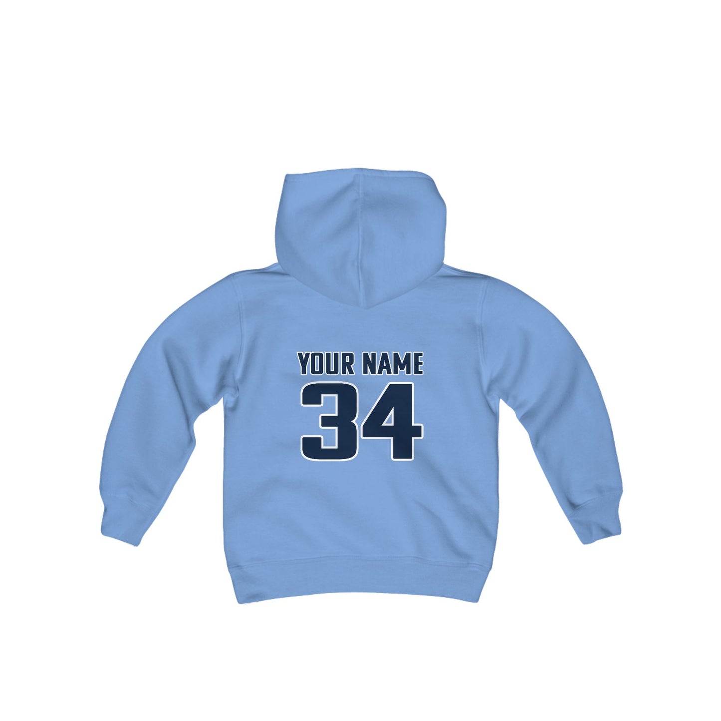 Youth Personalized Basketball Hoodie - Gildan