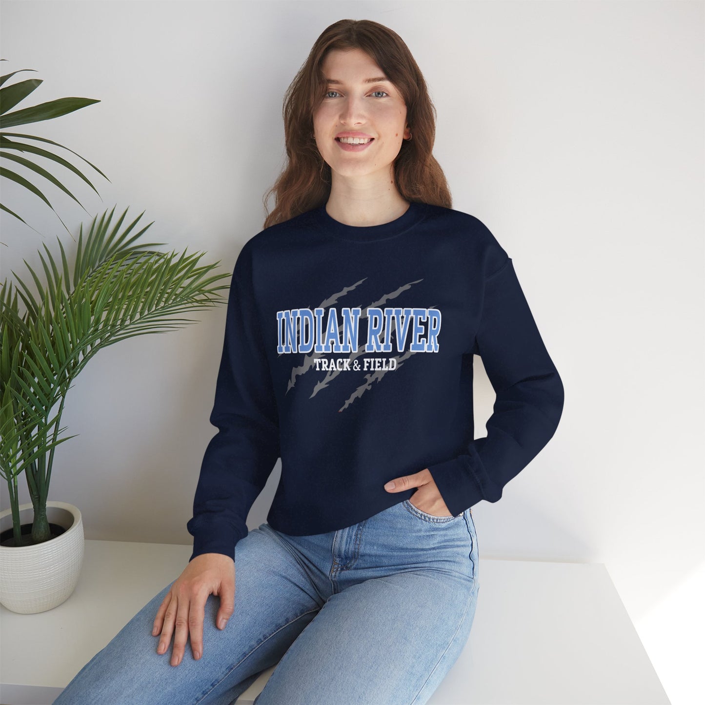 Indian River Track & Field Crewneck Sweatshirt - Unisex Heavy Blend™