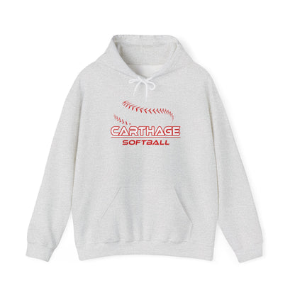 Carthage Softball Unisex Hooded Sweatshirt - Perfect for Team Spirit and Cozy Days