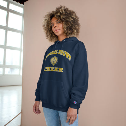 General Brown Cheer Champion Hoodie - Vintage Style Athleisure Wear