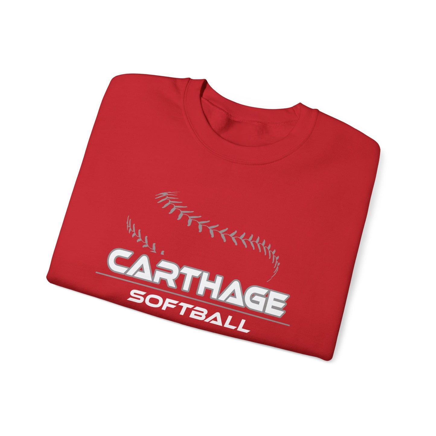 Carthage Softball Unisex Crewneck Sweatshirt - Perfect for Fans and Players