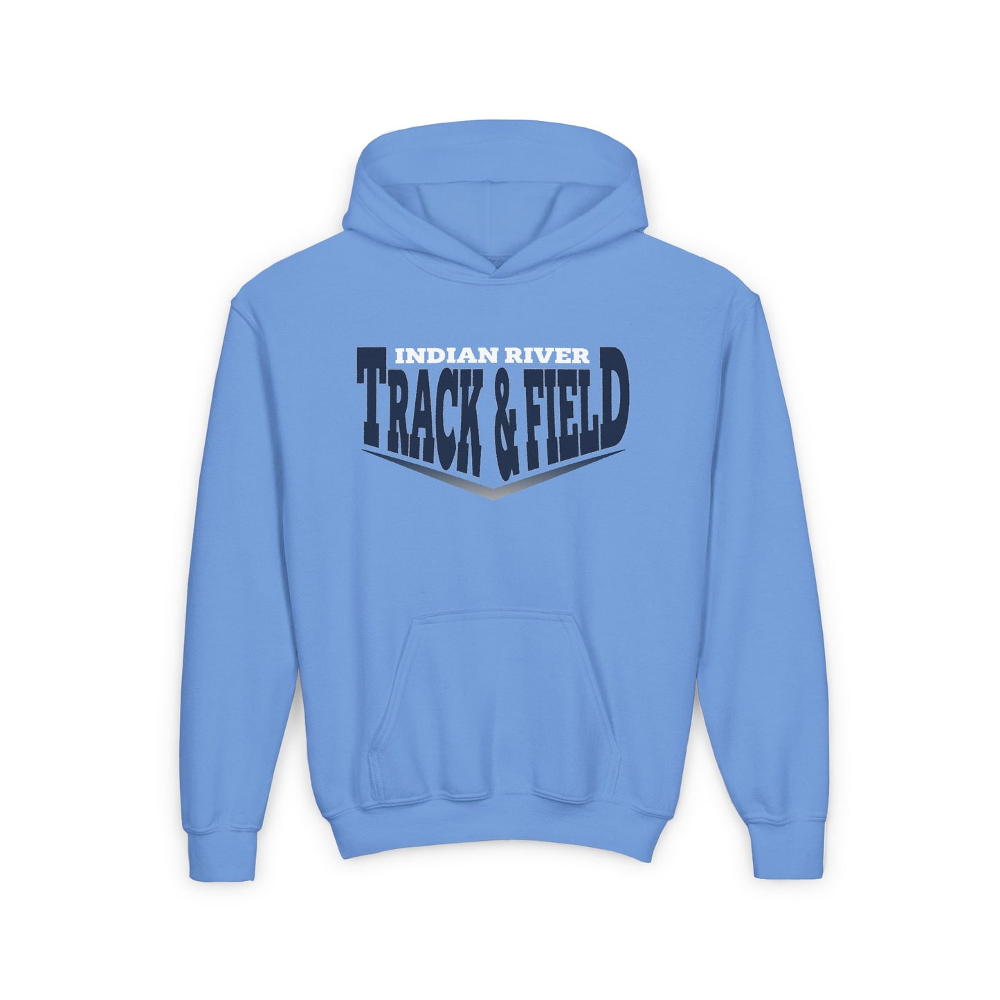 Youth Track & Field Hooded Sweatshirt - Indian River Spiritwear