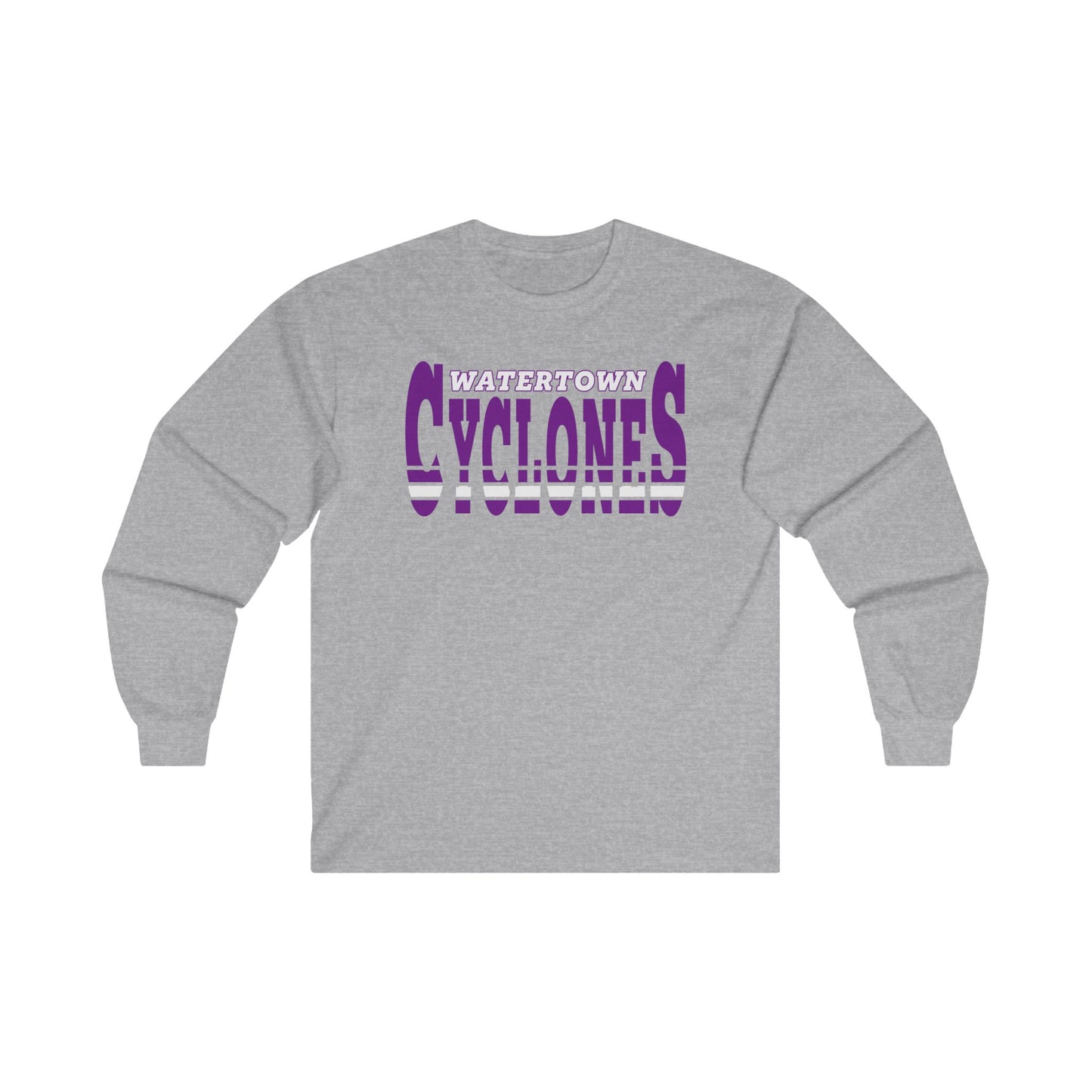 Watertown Cyclones Unisex Long Sleeve Tee - Perfect for Sports Fans!