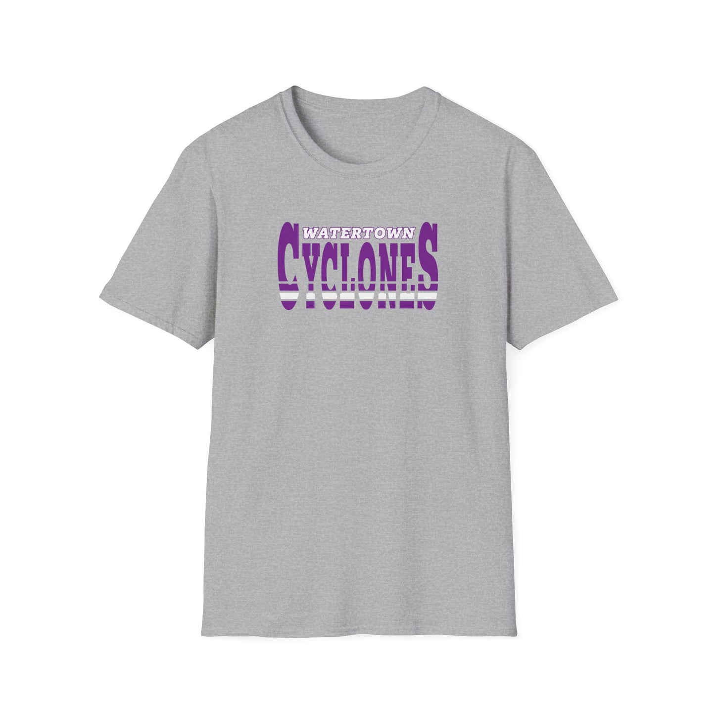 Watertown Cyclones Unisex Softstyle T-Shirt - Perfect for Sports Fans & Team Spirit