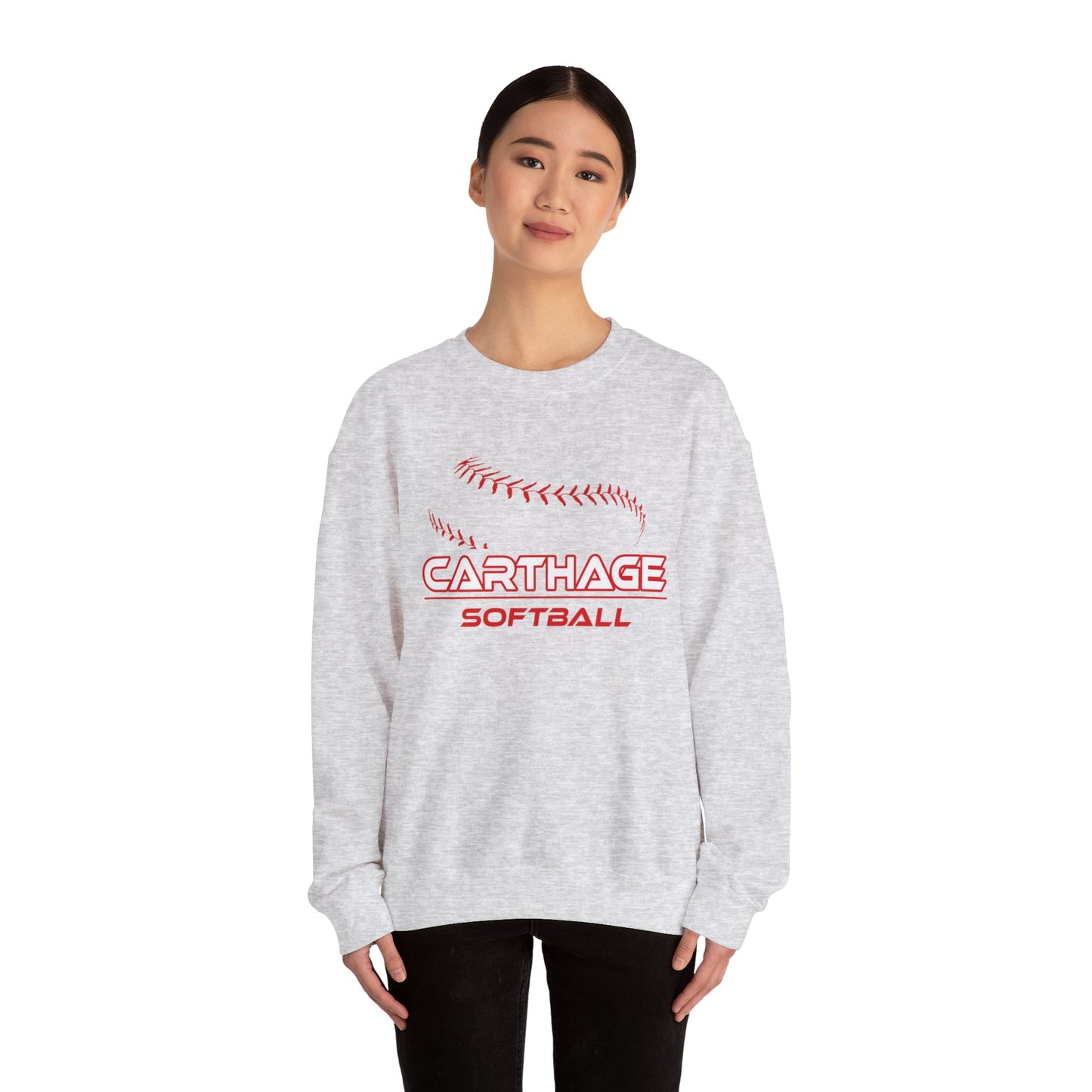 Carthage Softball Unisex Crewneck Sweatshirt - Perfect for Fans and Players