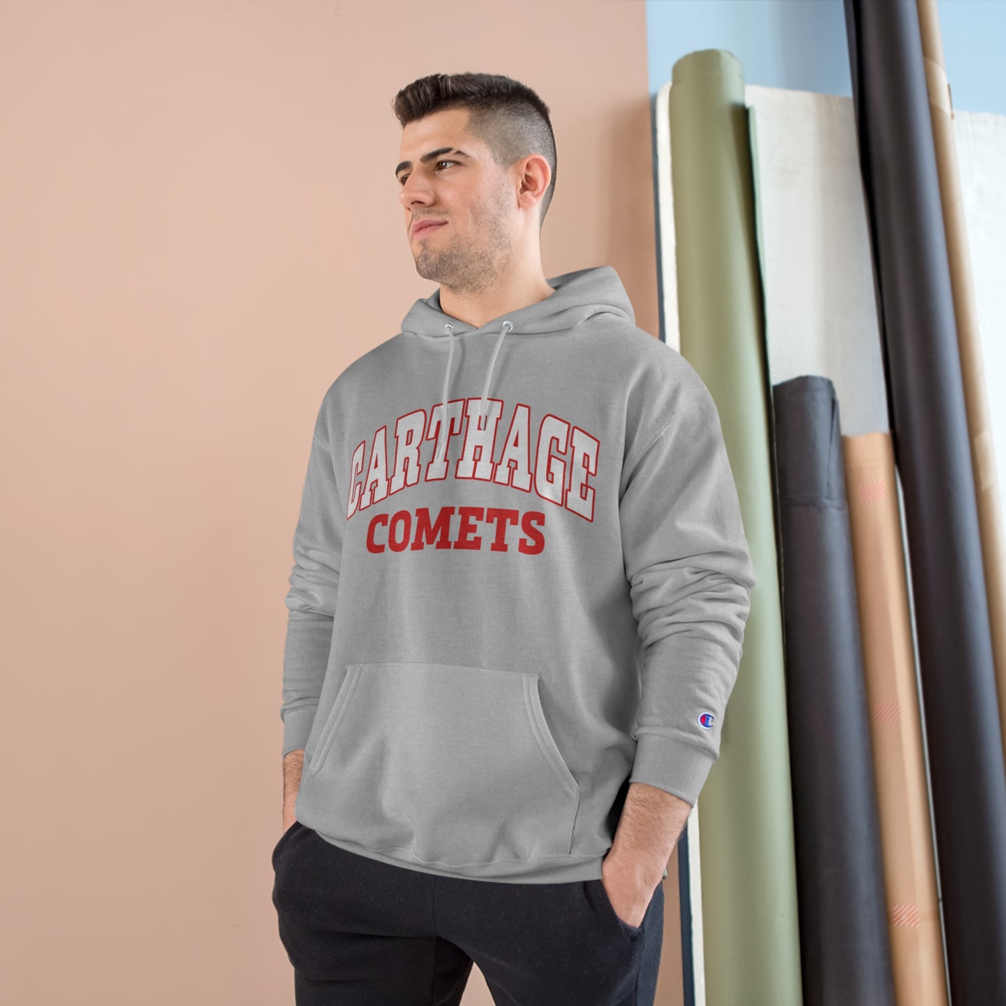 Carthage Comets Champion Hoodie - Stylish & Cozy Sweatshirt for Team Spirit