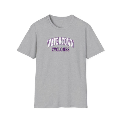 Watertown Cyclones Unisex Softstyle T-Shirt – Comfortable, Casual Wear for Sports Fans