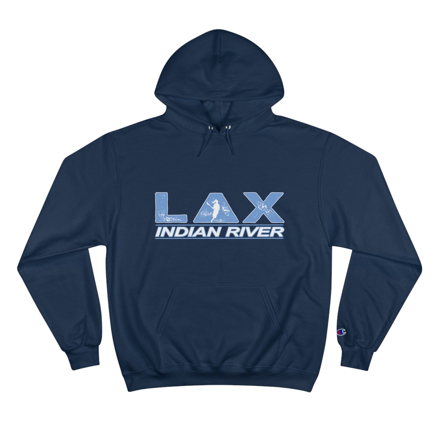 GIRLS LAX Indian River Champion Hoodie - Comfortable Graphic Sweatshirt for Travel Lovers