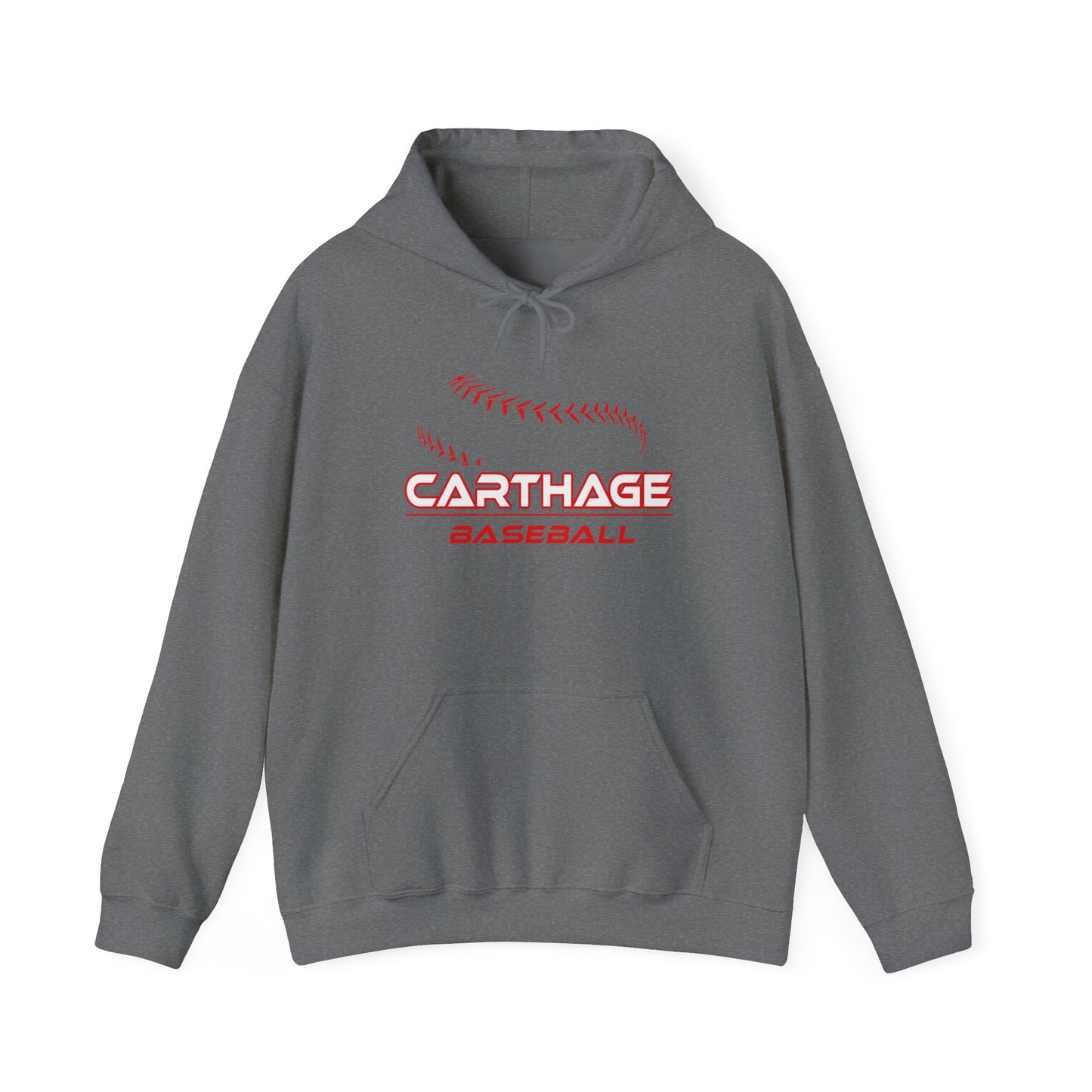 Carthage Baseball Unisex Heavy Blend Hooded Sweatshirt