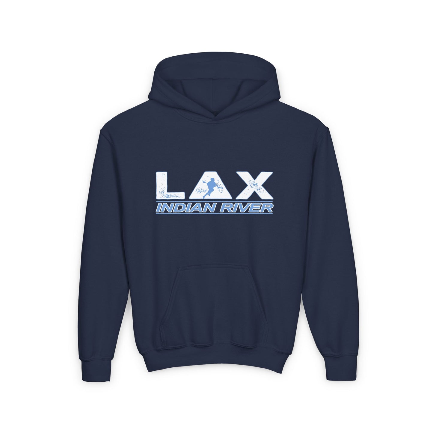 Youth LAX Indian River Hoodie - Comfortable Heavy Blend Sweatshirt for Young Athletes