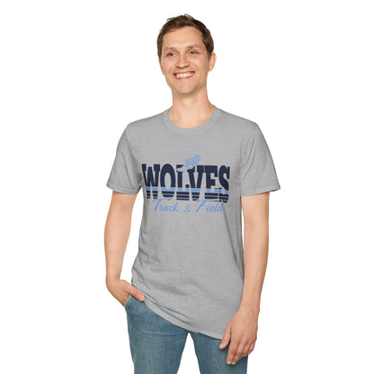 Wolves Track & Field Unisex Softstyle T-Shirt - Athletic Spirit Wear