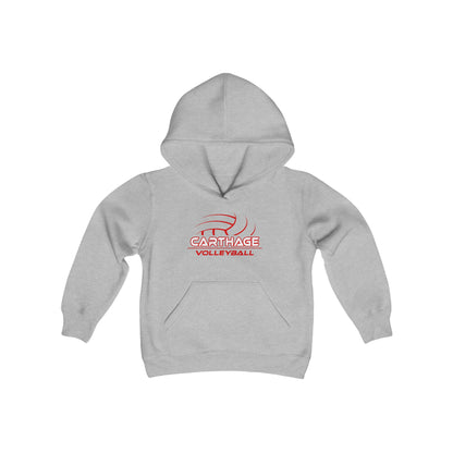 Carthage Volleyball Youth Hoodie - Cozy Sportswear for Young Athletes