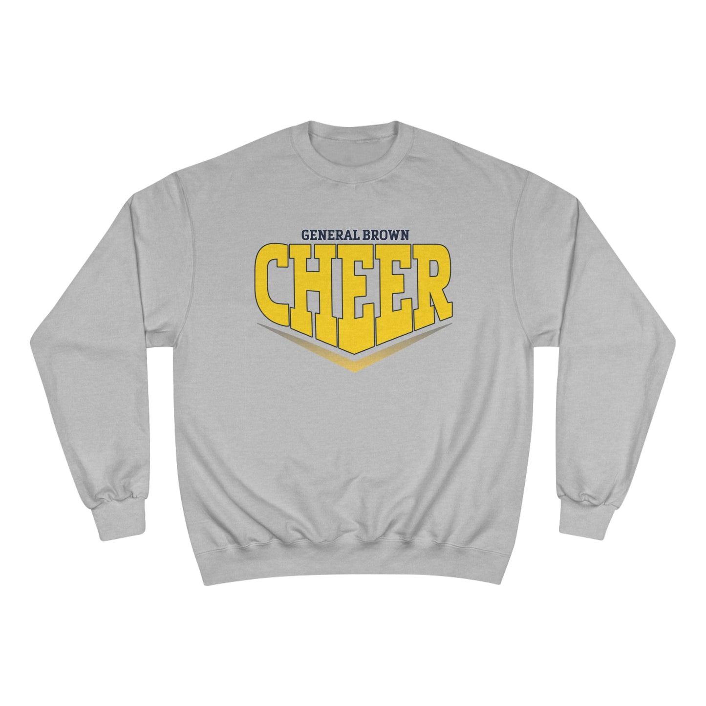 General Brown Cheer Champion Sweatshirt - Comfortable Sportswear for Fans