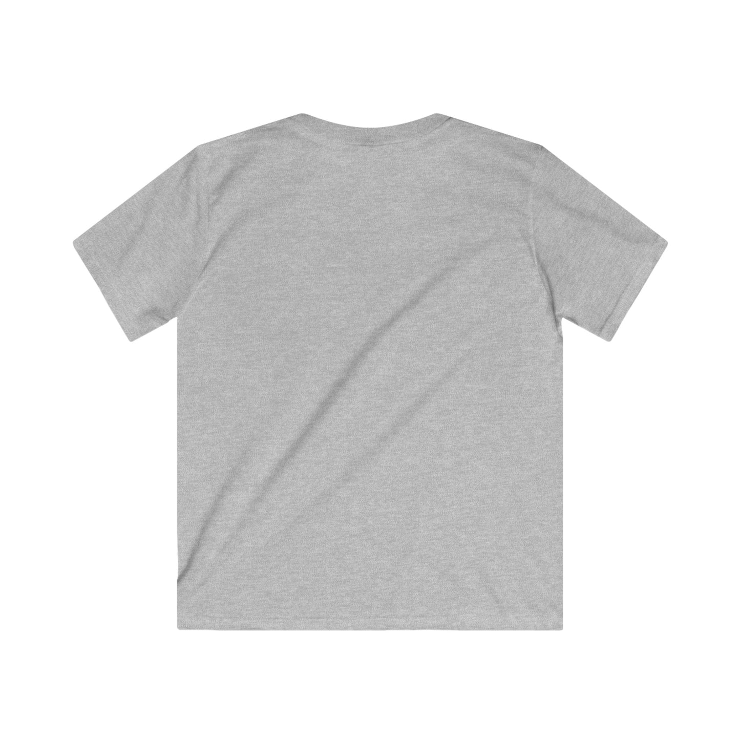 Watertown Soccer Kids Softstyle Tee - Gray Youth T-Shirt for Young Athletes