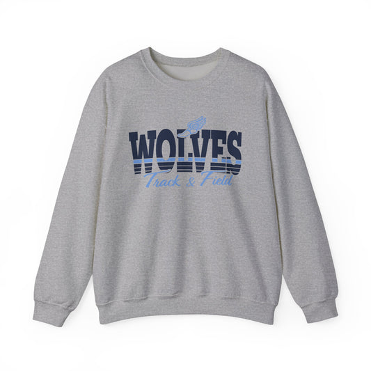 Wolves Track & Field Unisex Heavy Blend Crewneck Sweatshirt