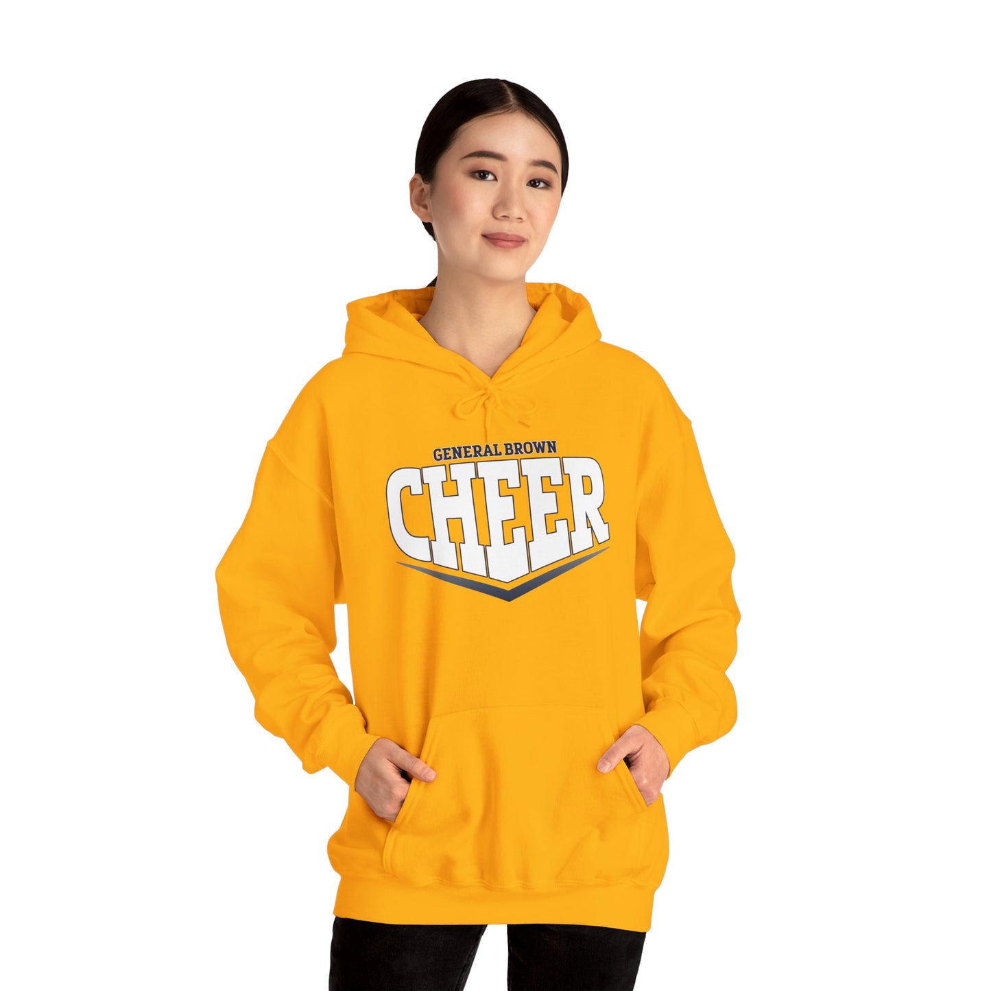 Unisex Cheer Hoodie - General Brown Spirit Wear