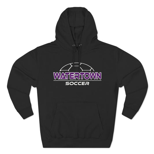 Watertown Soccer Three-Panel Fleece Hoodie - Cozy Team Spirit Wear