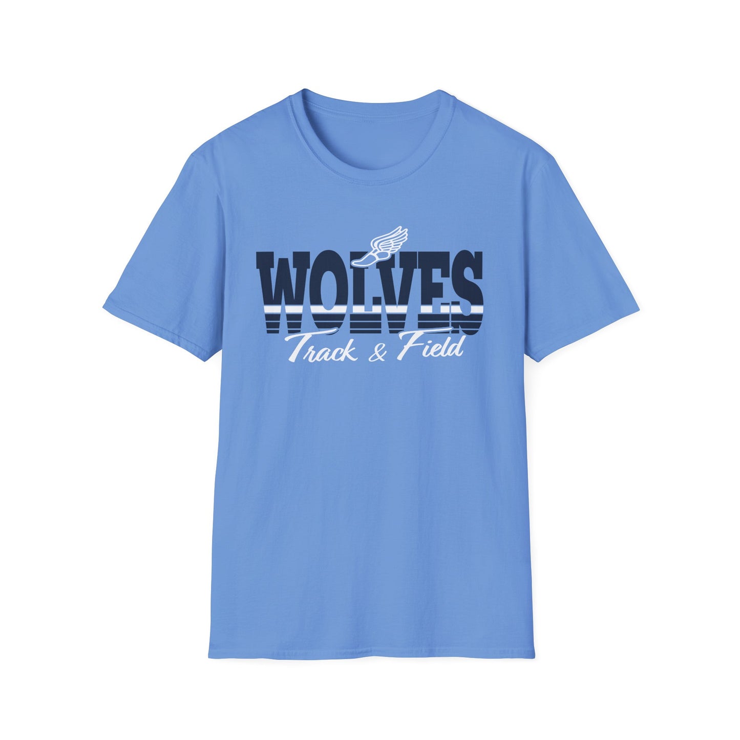 Wolves Track & Field Unisex Softstyle T-Shirt - Athletic Spirit Wear