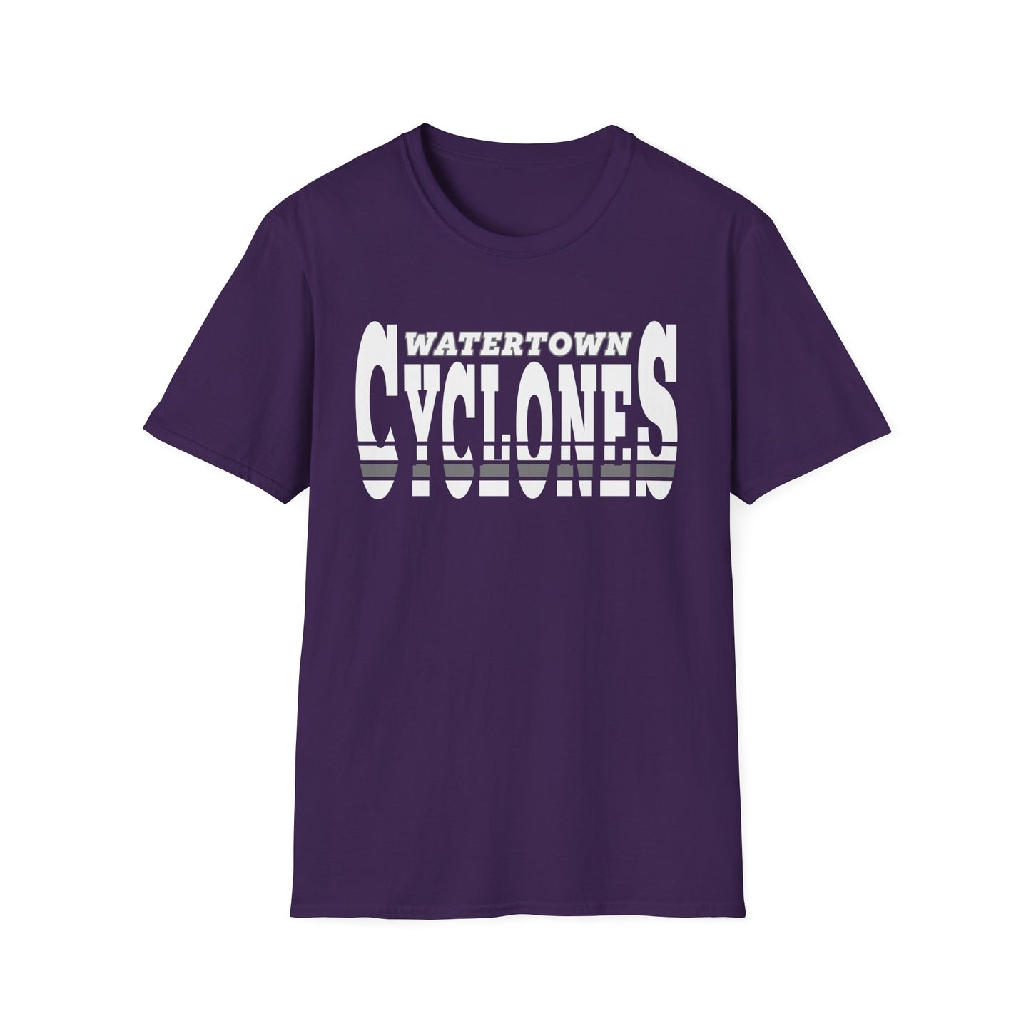 Watertown Cyclones Unisex Softstyle T-Shirt - Perfect for Sports Fans & Team Spirit