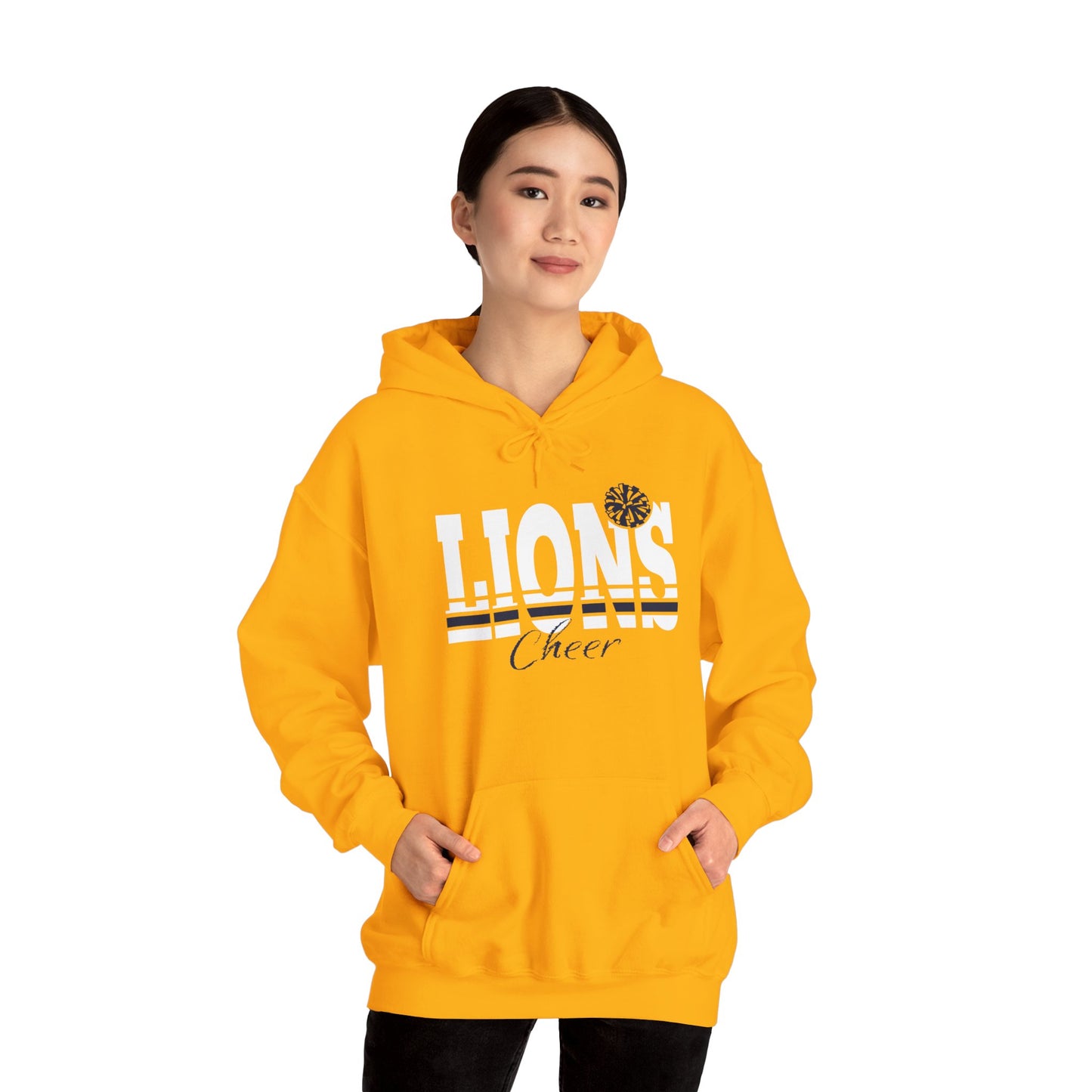 Lions Cheer Unisex Heavy Blend™ Hooded Sweatshirt