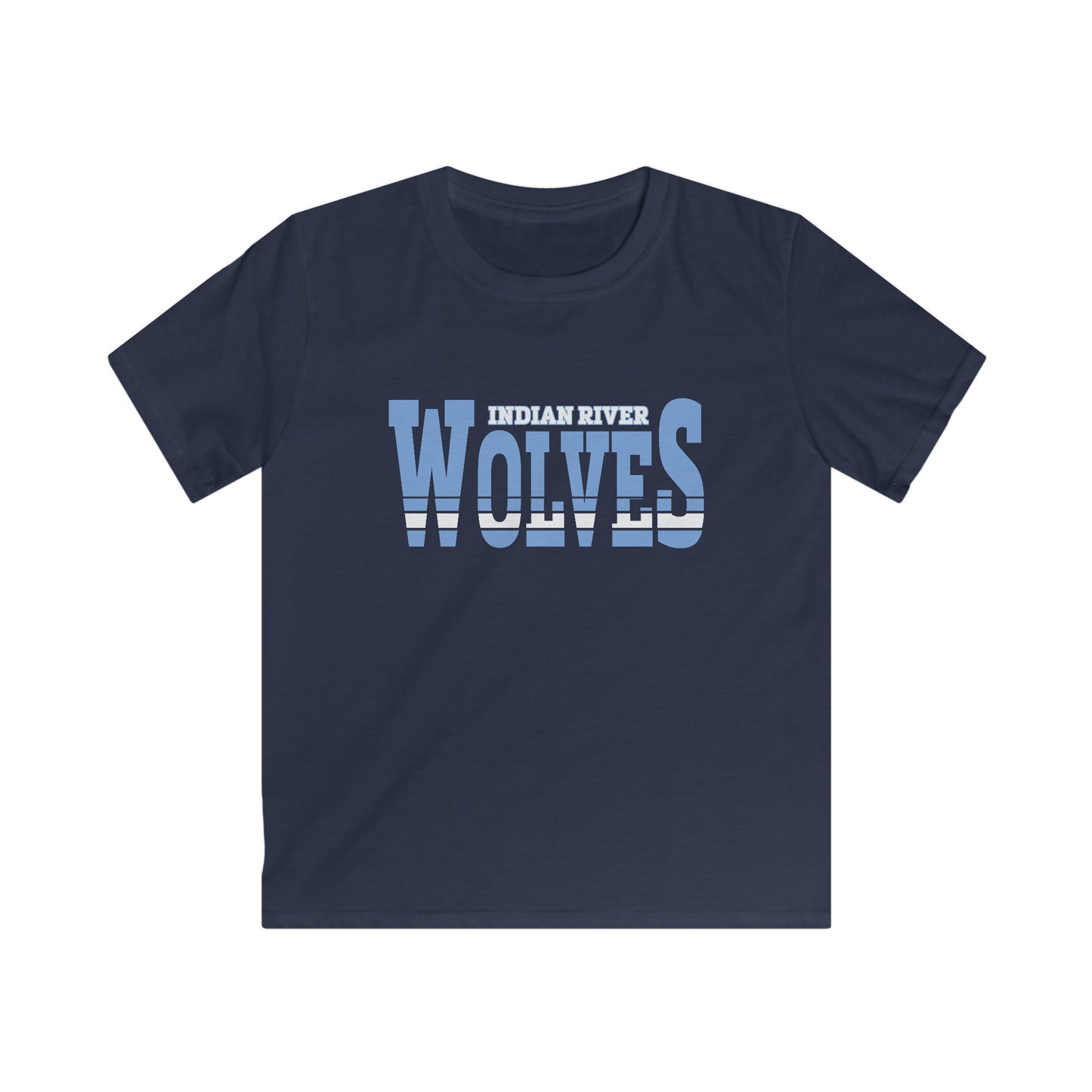 Youth Indian River Wolves Softstyle Tee - Comfortable Youth T-Shirt for School Spirit