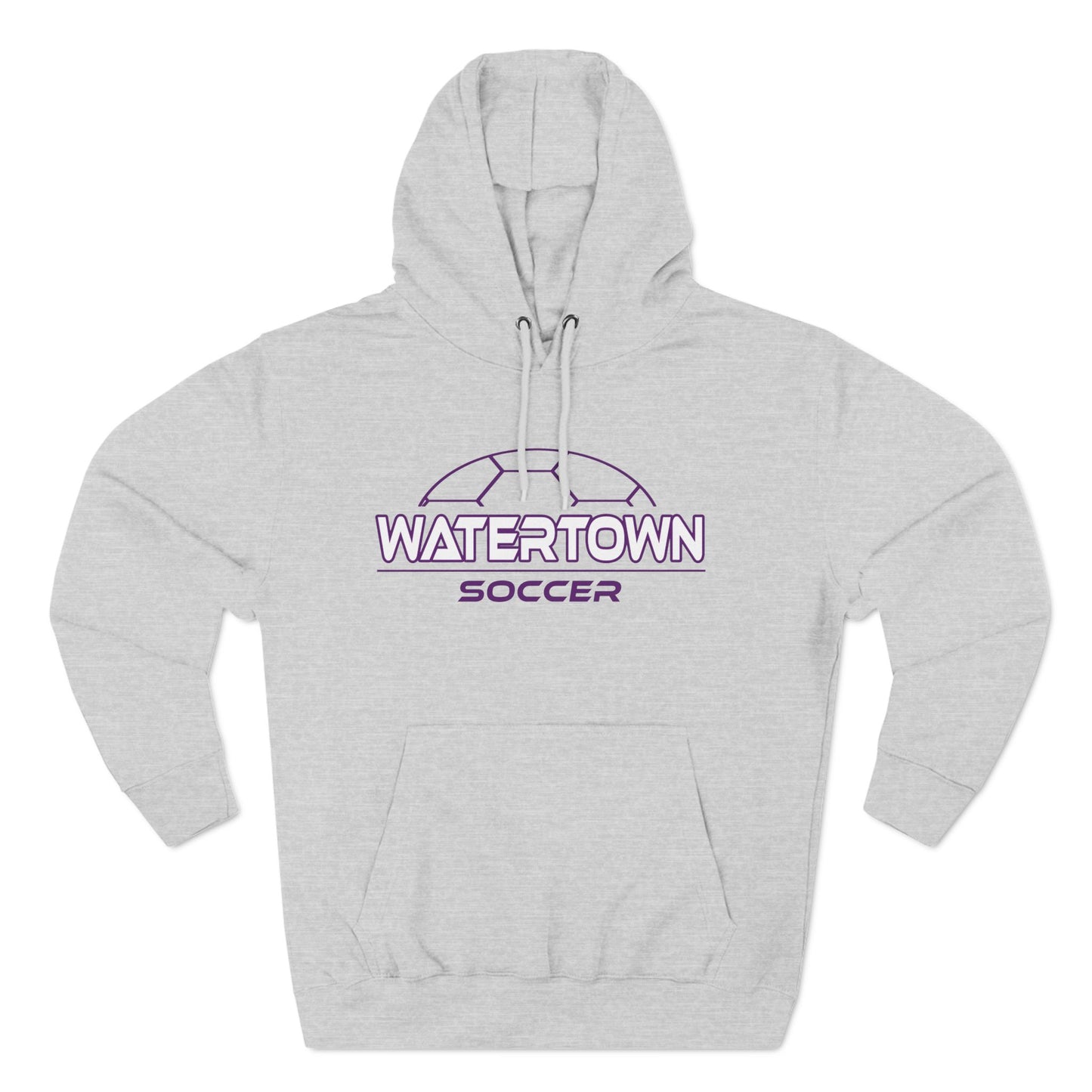 Watertown Soccer Three-Panel Fleece Hoodie - Cozy Team Spirit Wear