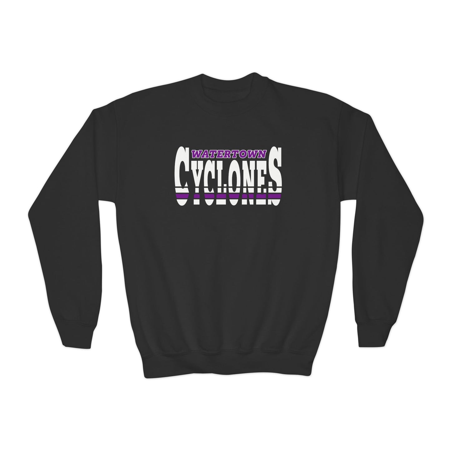 Watertown Cyclones Youth Crewneck Sweatshirt - Stylish Team Spirit Apparel