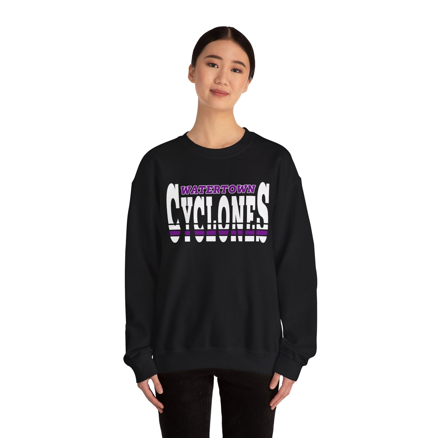 Watertown Cyclones Unisex Heavy Blend™ Crewneck Sweatshirt - Cozy Sports Apparel for Fans