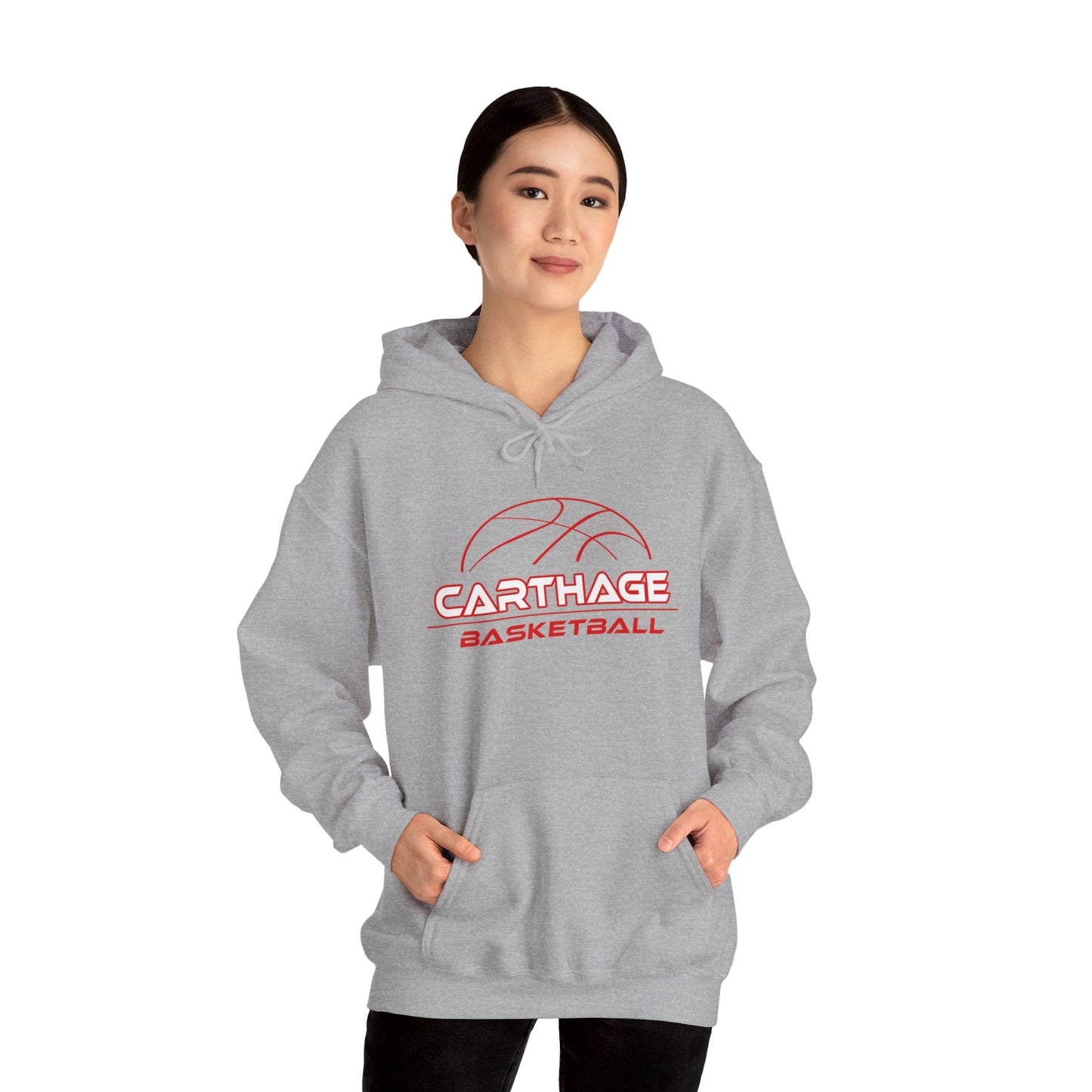 Carthage Basketball Unisex Heavy Blend Hoodie - Perfect for Fans & Athletes