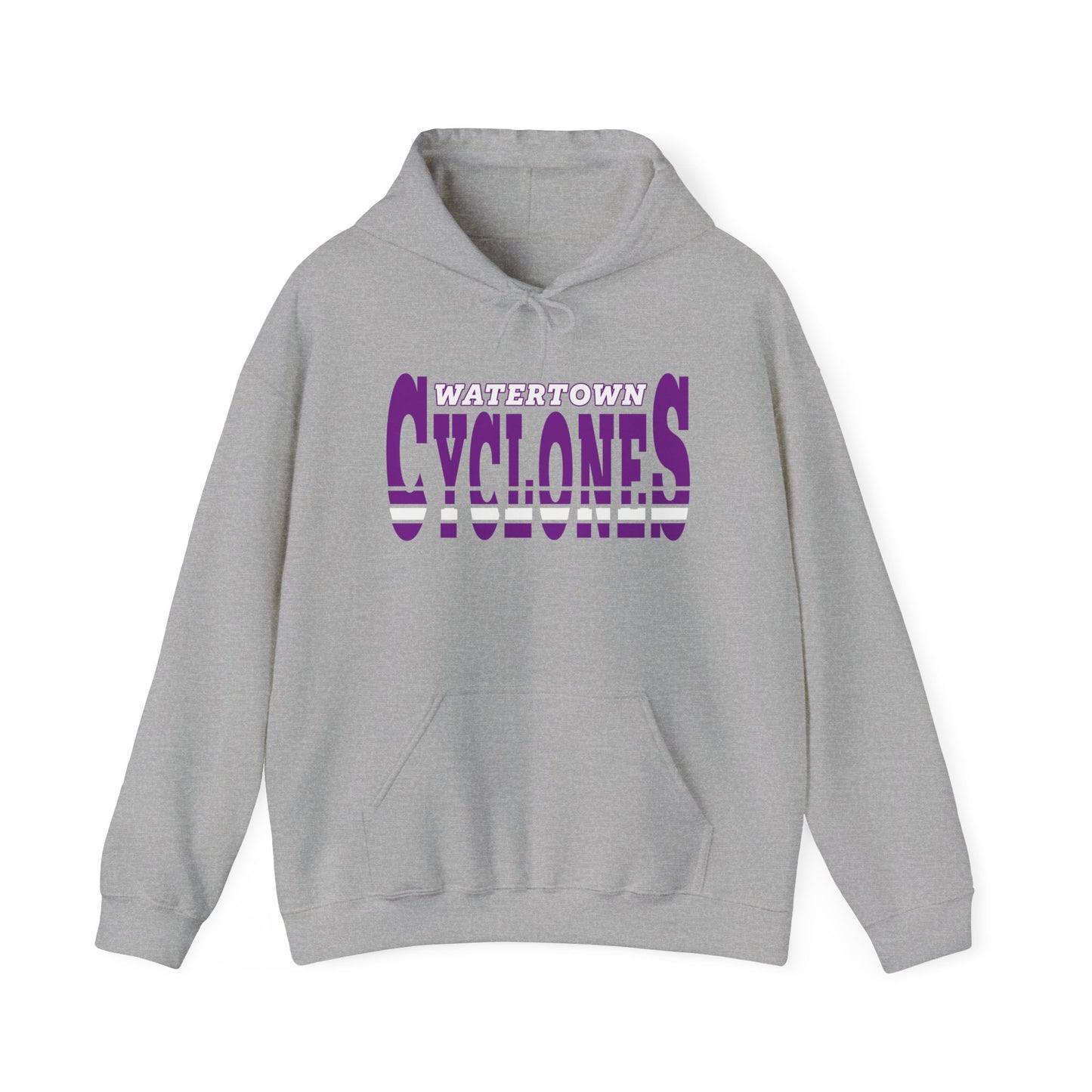 Watertown Cyclones Unisex Heavy Blend Hoodie - Cozy Sportswear for Fans