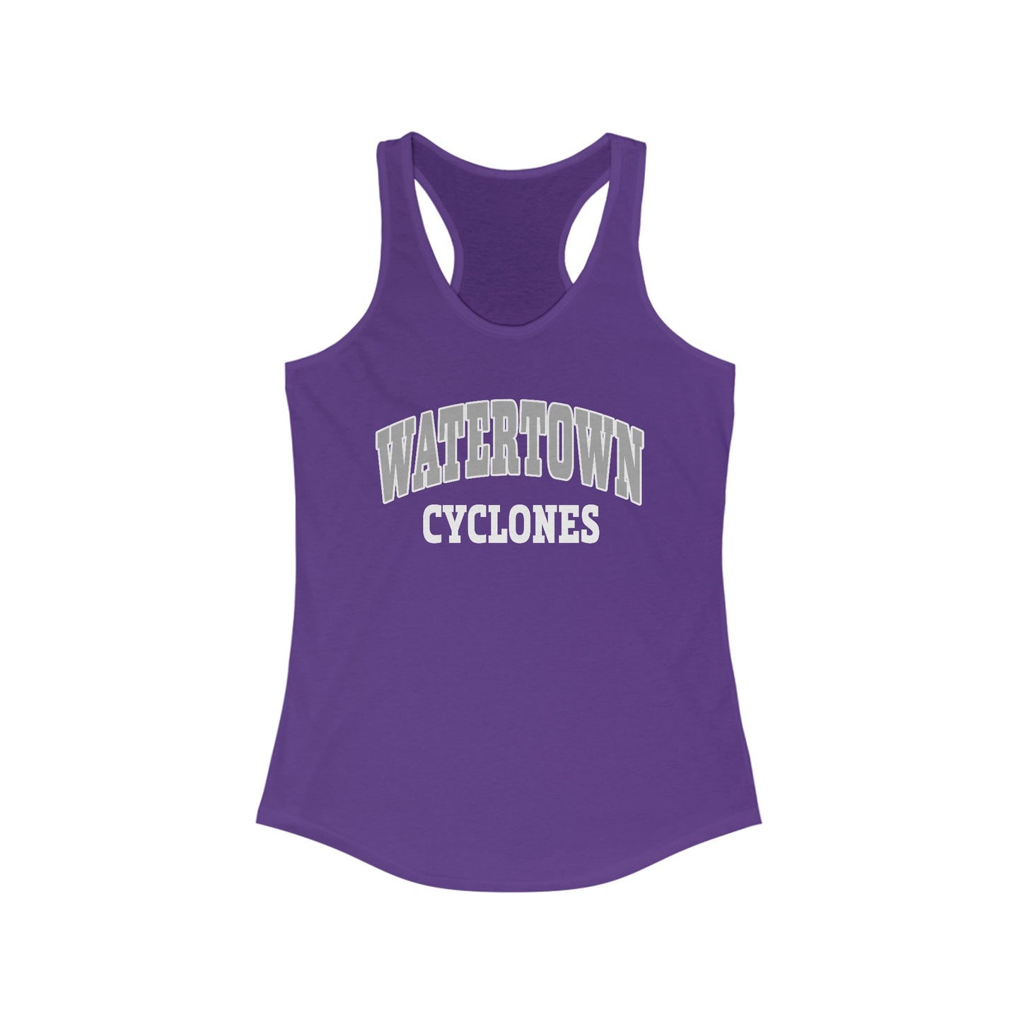 Watertown Cyclones Women's Racerback Tank - Perfect for Summer Activities