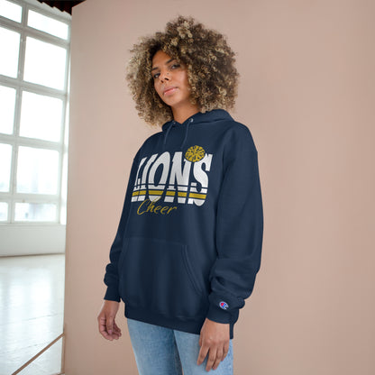 Cheerful Lions Champion Hoodie for Team Spirit