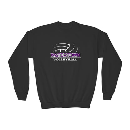 Watertown Volleyball Youth Crewneck Sweatshirt - Comfortable Sportswear for Young Athletes