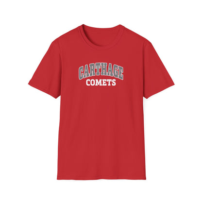 Carthage Comets Unisex Softstyle T-Shirt - Casual Athletics Wear