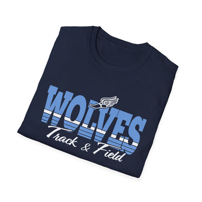 Wolves Track & Field Unisex Softstyle T-Shirt - Athletic Spirit Wear